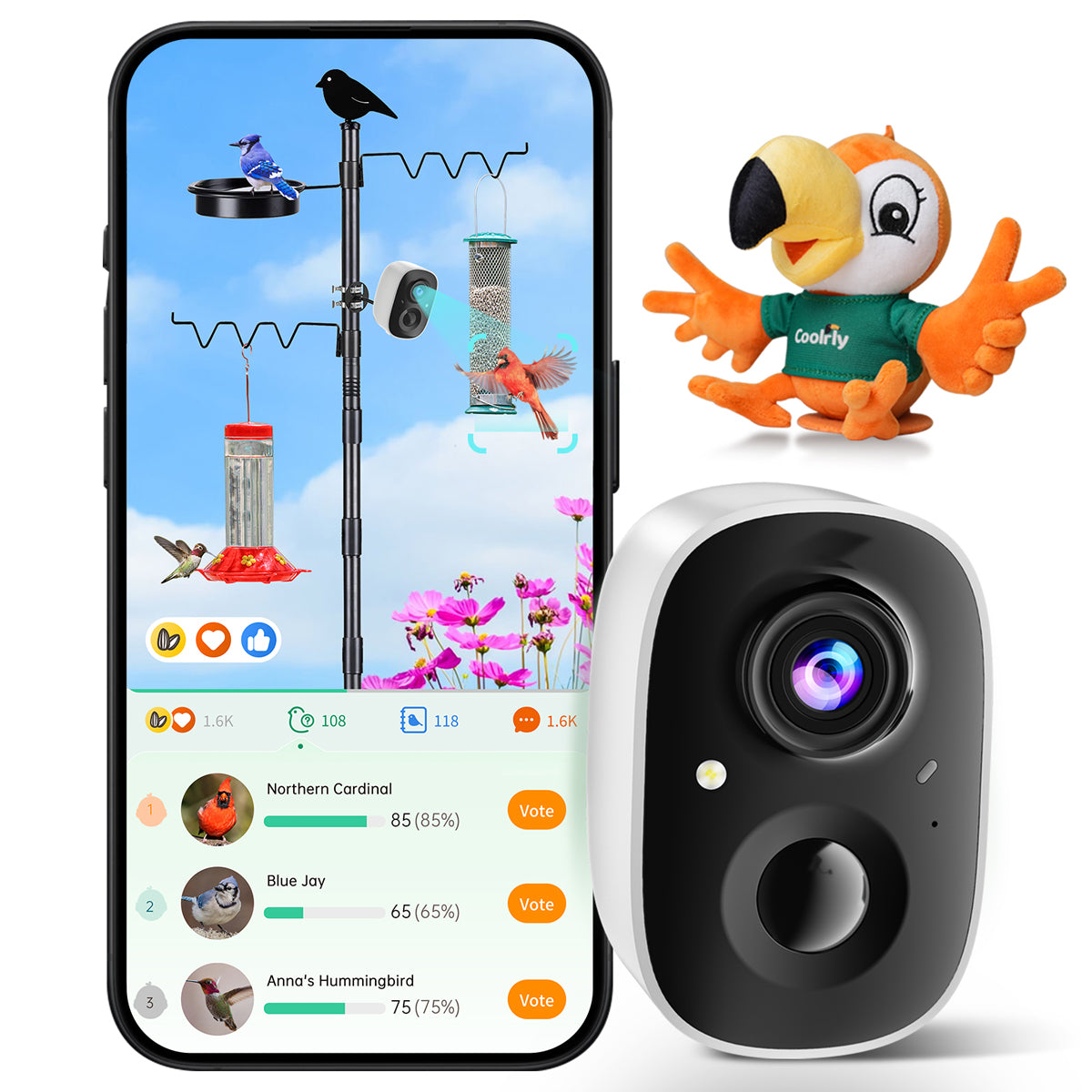 Smart Bird Watching Camera x CoolBirdie