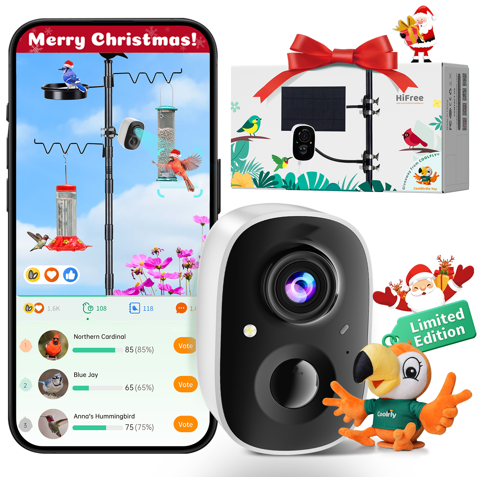 Smart Bird Watching Camera x CoolBirdie